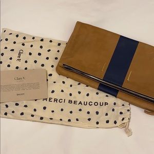 Clare V. Foldover clutch